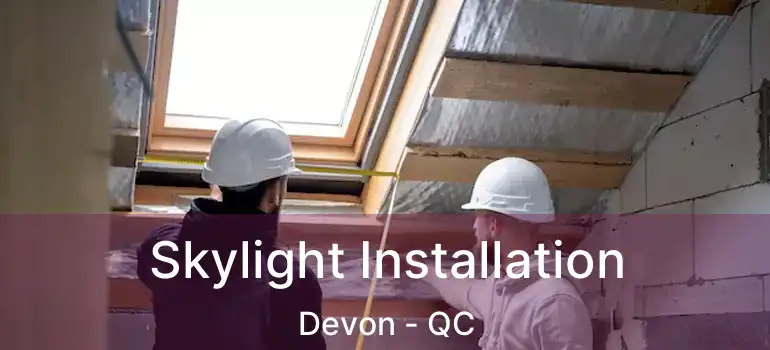  Skylight Installation Devon - QC