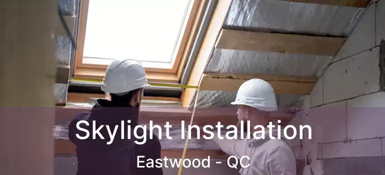  Skylight Installation Eastwood - QC