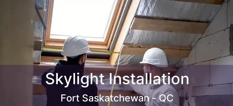  Skylight Installation Fort Saskatchewan - QC
