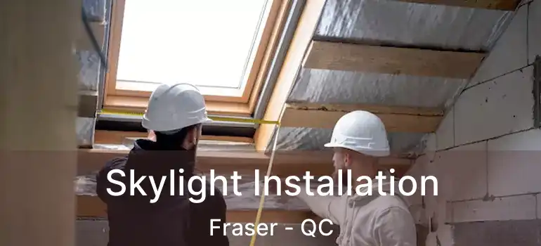 Skylight Installation Fraser - QC