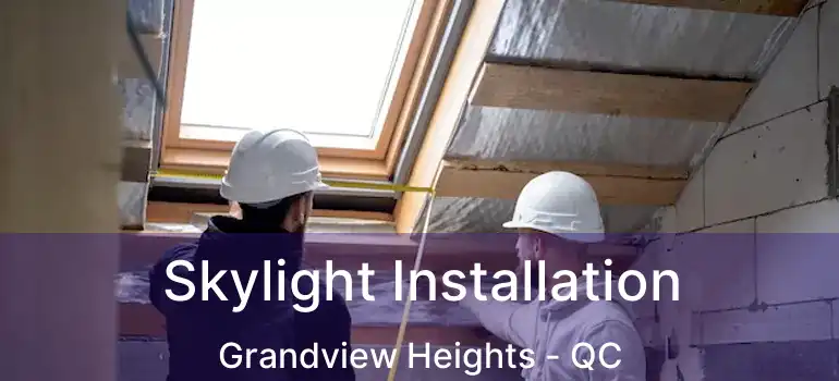  Skylight Installation Grandview Heights - QC