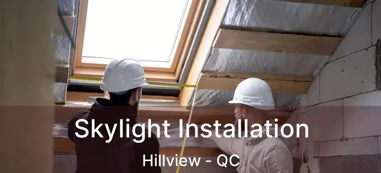  Skylight Installation Hillview - QC