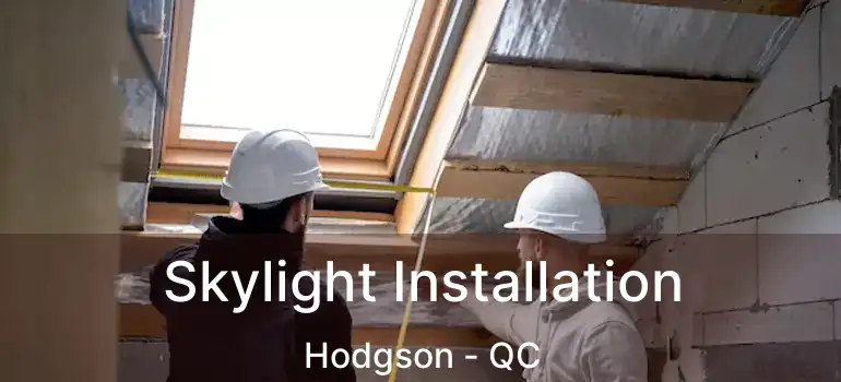  Skylight Installation Hodgson - QC