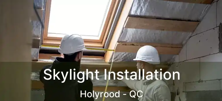  Skylight Installation Holyrood - QC