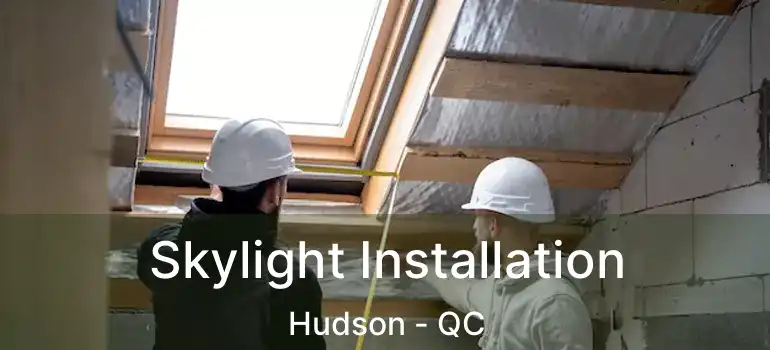  Skylight Installation Hudson - QC