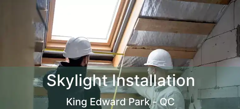  Skylight Installation King Edward Park - QC