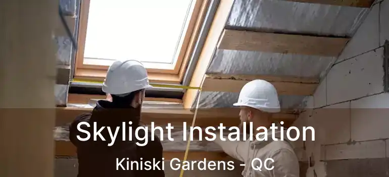 Skylight Installation Kiniski Gardens - QC