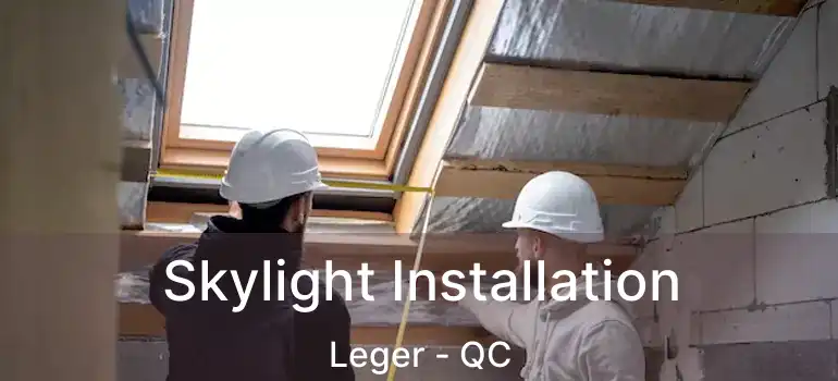  Skylight Installation Leger - QC