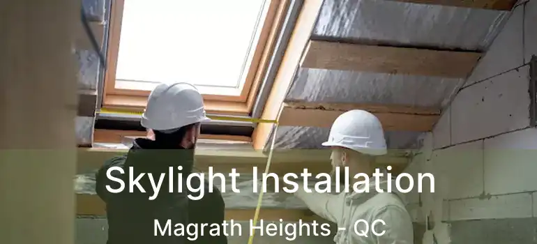  Skylight Installation Magrath Heights - QC