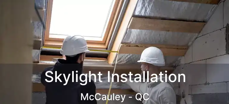  Skylight Installation McCauley - QC