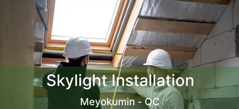  Skylight Installation Meyokumin - QC