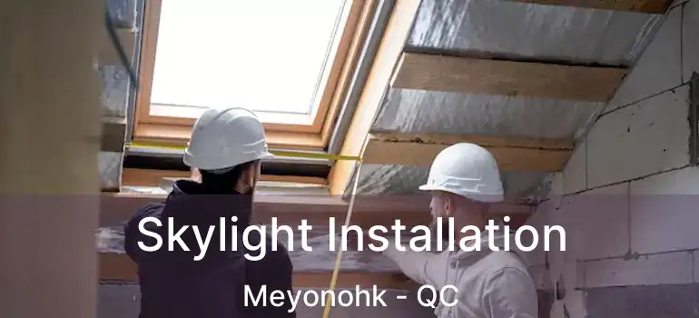  Skylight Installation Meyonohk - QC