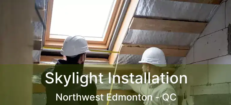  Skylight Installation Northwest Edmonton - QC