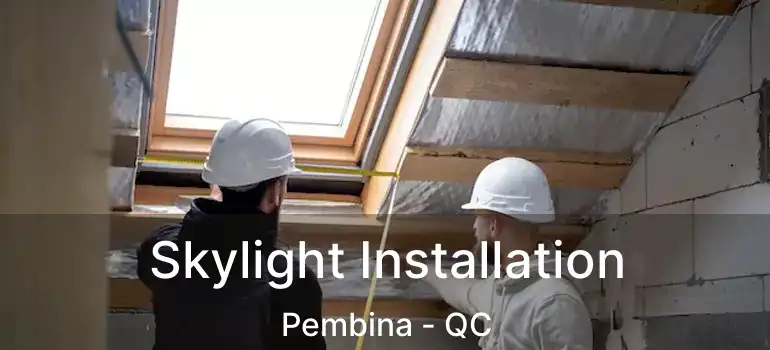  Skylight Installation Pembina - QC