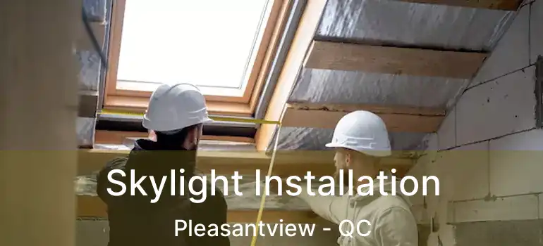  Skylight Installation Pleasantview - QC