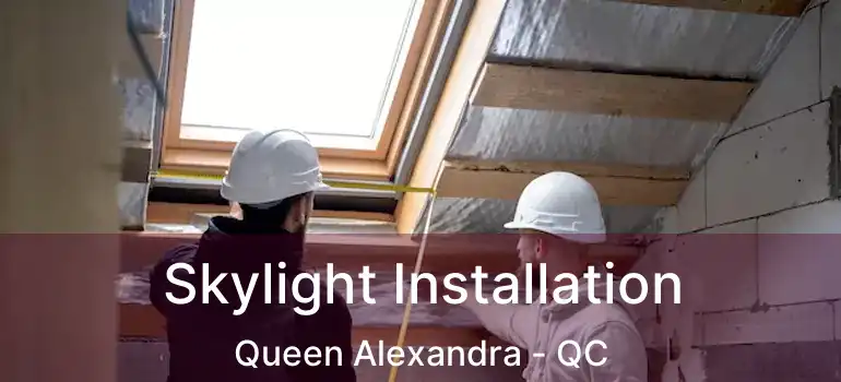  Skylight Installation Queen Alexandra - QC
