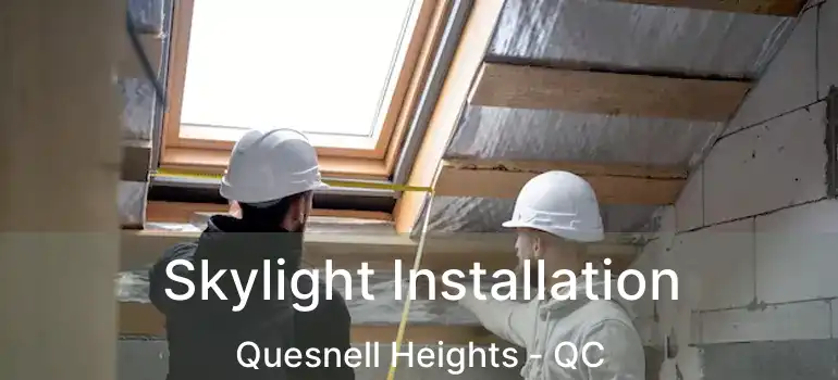  Skylight Installation Quesnell Heights - QC