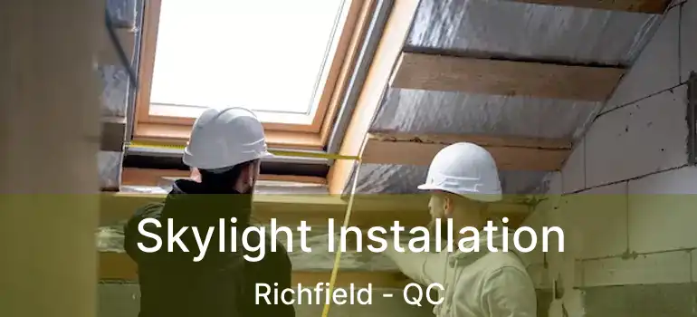  Skylight Installation Richfield - QC