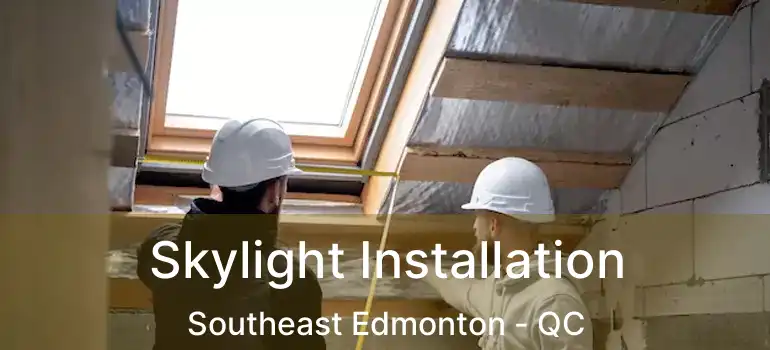  Skylight Installation Southeast Edmonton - QC