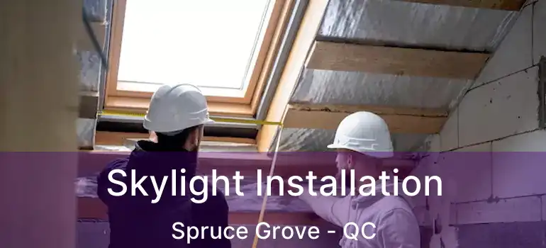  Skylight Installation Spruce Grove - QC