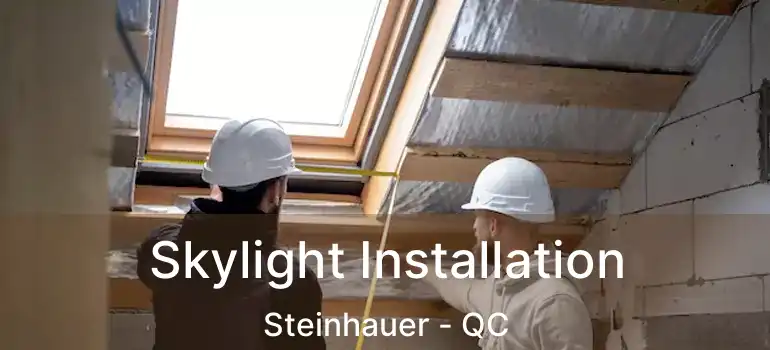  Skylight Installation Steinhauer - QC