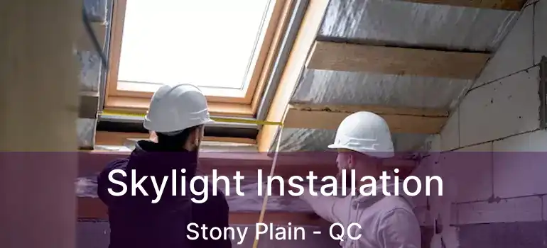  Skylight Installation Stony Plain - QC