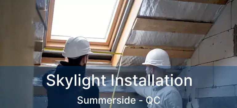  Skylight Installation Summerside - QC