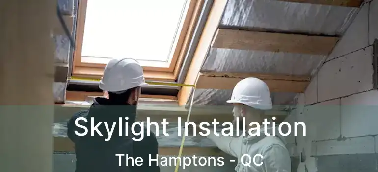  Skylight Installation The Hamptons - QC