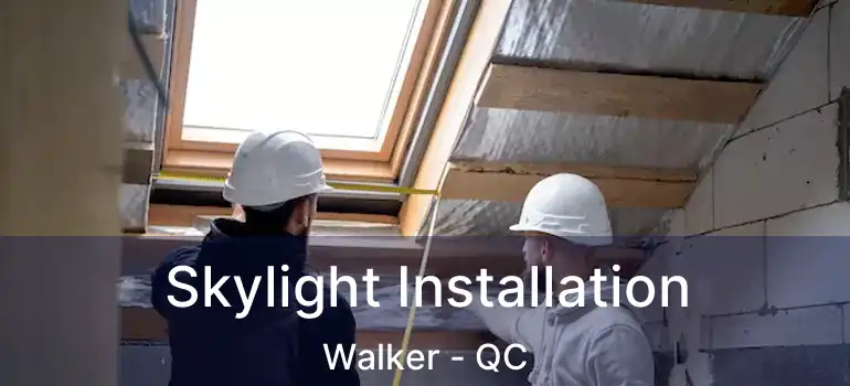  Skylight Installation Walker - QC