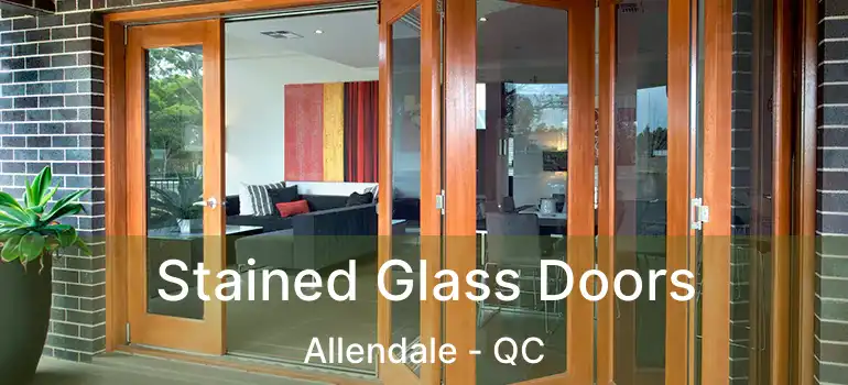  Stained Glass Doors Allendale - QC