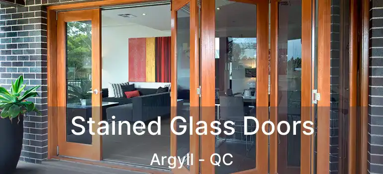  Stained Glass Doors Argyll - QC