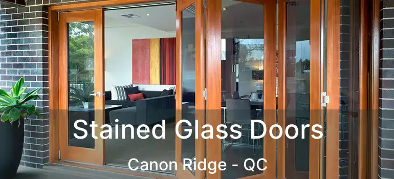  Stained Glass Doors Canon Ridge - QC