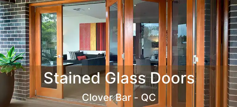 Stained Glass Doors Clover Bar - QC