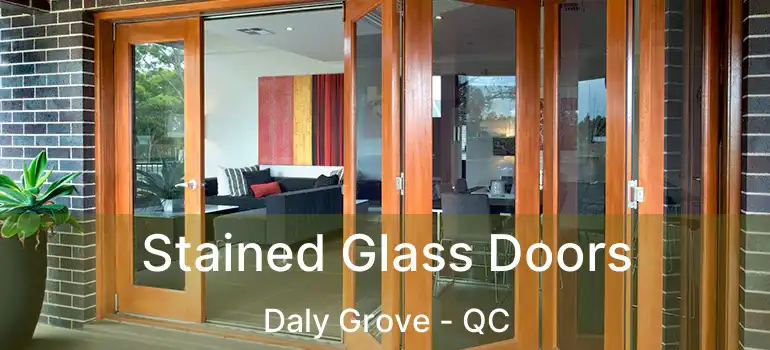  Stained Glass Doors Daly Grove - QC
