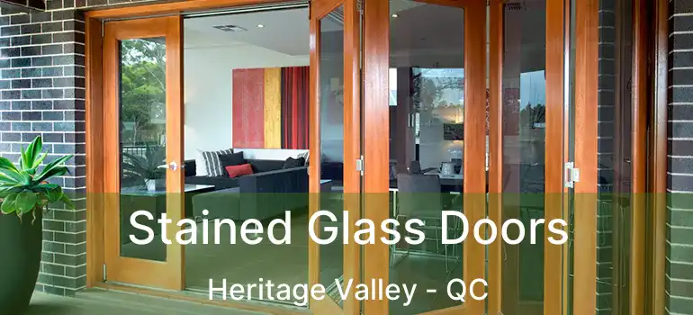  Stained Glass Doors Heritage Valley - QC