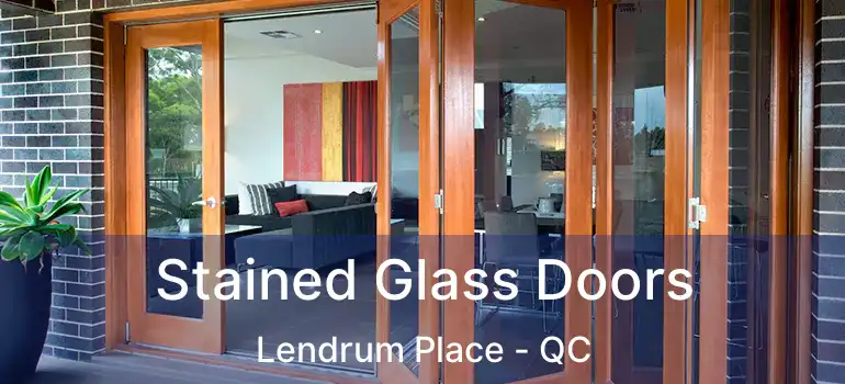  Stained Glass Doors Lendrum Place - QC
