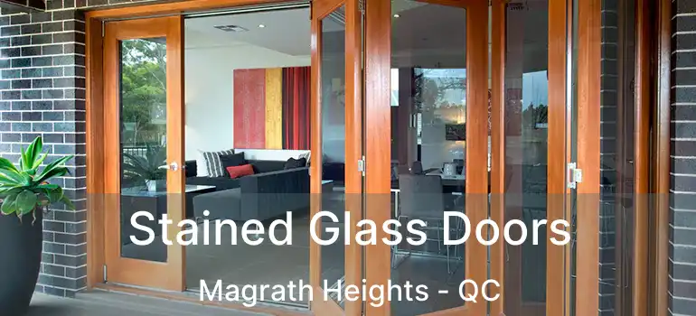  Stained Glass Doors Magrath Heights - QC
