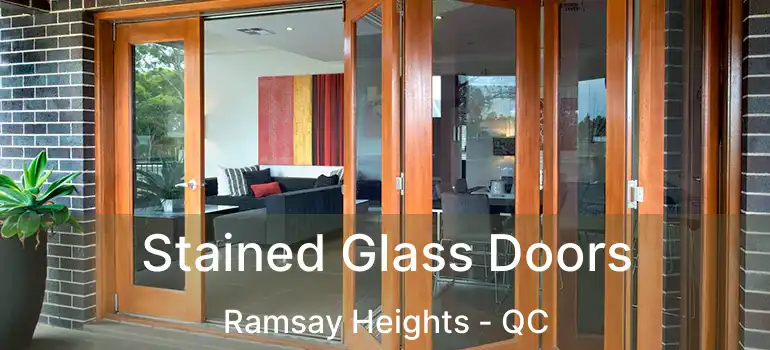  Stained Glass Doors Ramsay Heights - QC