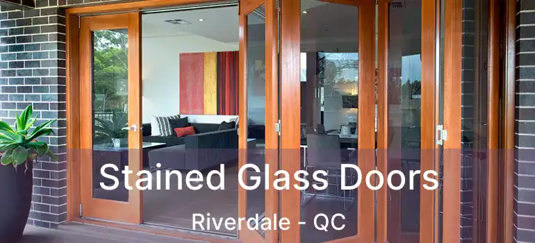  Stained Glass Doors Riverdale - QC