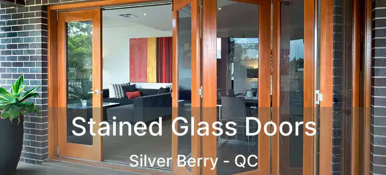  Stained Glass Doors Silver Berry - QC