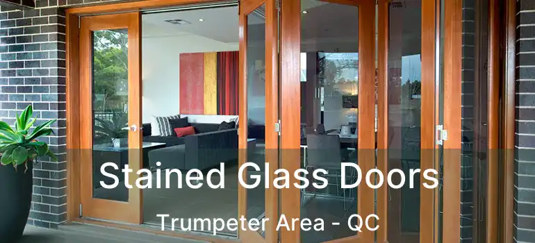  Stained Glass Doors Trumpeter Area - QC