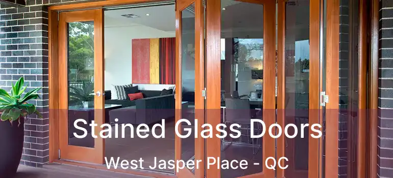  Stained Glass Doors West Jasper Place - QC