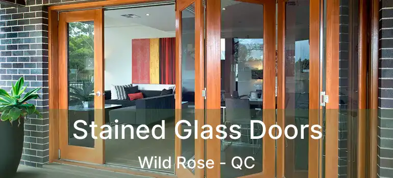  Stained Glass Doors Wild Rose - QC