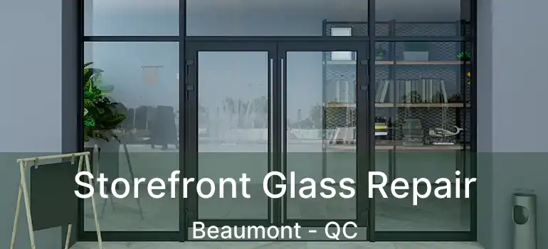  Storefront Glass Repair Beaumont - QC
