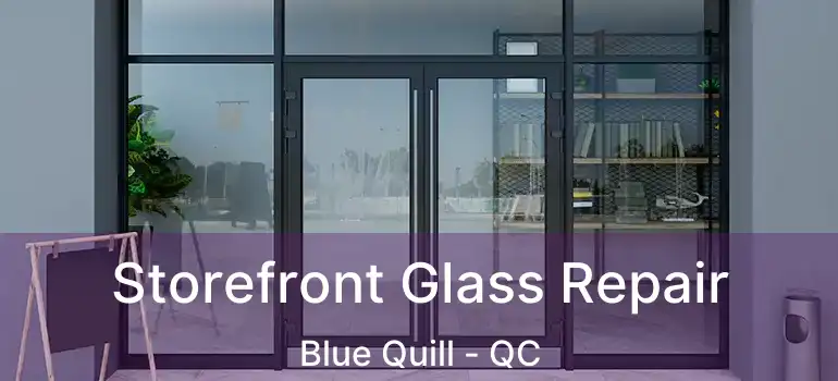  Storefront Glass Repair Blue Quill - QC