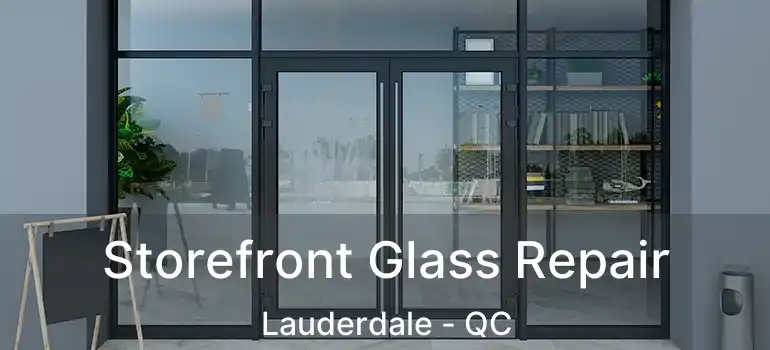  Storefront Glass Repair Lauderdale - QC