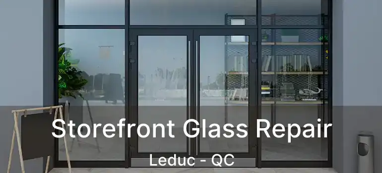  Storefront Glass Repair Leduc - QC