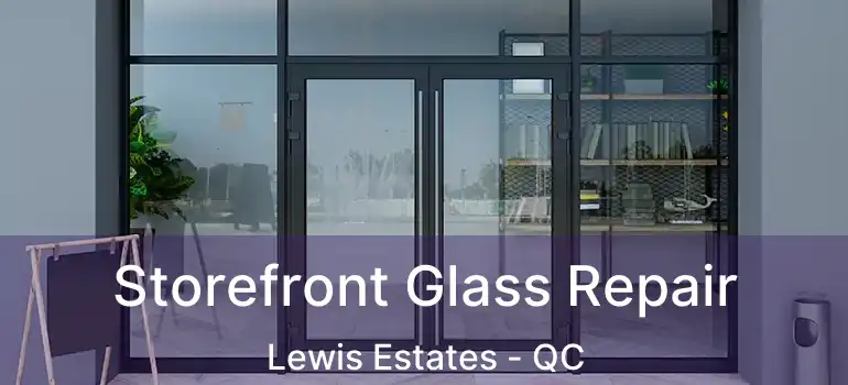  Storefront Glass Repair Lewis Estates - QC