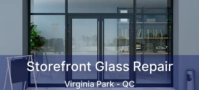  Storefront Glass Repair Virginia Park - QC