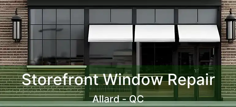  Storefront Window Repair Allard - QC